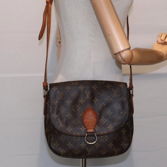 LOUIS VUITTON Monogram Saint Cloud GM Shoulder Bag M51242 LV Auth yk14635 - Picture 3 of 16